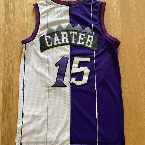 NBA Mitchell & Ness Raptors Jersey #15 Vince Carter Hardwood Classics/Size M 40 - Picture 10 of 16